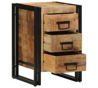 vidaXL Armadio da Notte 40 x 35 x 50 cm legno massello di mango