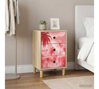 vidaXL Armadio da Notte AACHEN 2 pz Rovere Sonoma 36 x 33 x 60 cm