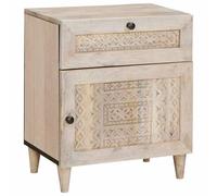 vidaXL Armadio da Notte Bianco 50 x 33 x 60 cm Legno ingegnerizzato