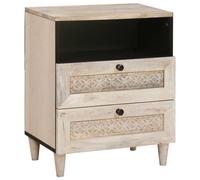 vidaXL Armadio da Notte Bianco 50 x 33 x 62 cm Legno ingegnerizzato