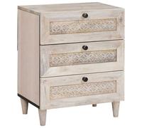vidaXL Armadio da Notte Bianco 50 x 33 x 62 cm Legno ingegnerizzato