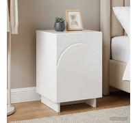 vidaXL Armadio da Notte Bianco Lucido 33,5 x 34,5 x 50 cm