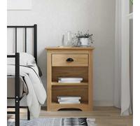 vidaXL Armadio da Notte BODO Marrone miele 53 x 38,5 x 67 cm