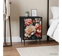 vidaXL Armadio da Notte BORNE 2 pz Rovere Nero 36 x 33 x 51 cm