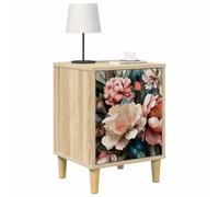vidaXL Armadio da Notte BORNE 2 pz Rovere Sonoma 36 x 33 x 50 cm