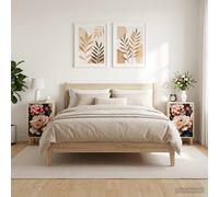 vidaXL Armadio da Notte BORNE 2 pz Rovere Sonoma 36 x 33 x 60 cm