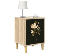 vidaXL Armadio da Notte BREMEN 2 pz Rovere Sonoma 36 x 33 x 50 cm