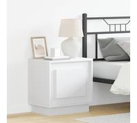 vidaXL Armadio da Notte con 2 pcs Bianco 44 x 34.5 x 45 cm