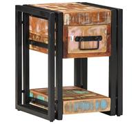 vidaXL Armadio da Notte con cassetto 2 pcs Multicolore 30 x 30 x 40 cm
