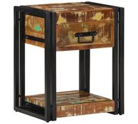 vidaXL Armadio da Notte con cassetto 2 pcs Multicolore 40 x 35 x 50 cm