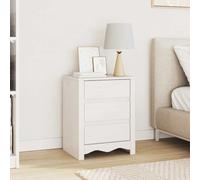 vidaXL Armadio da Notte con cassetto Drammen Bianco 45 x 35 x 56 cm