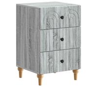 vidaXL Armadio da Notte con cassetto Grigio Sonoma 43x 41 x 66,5 cm, Salotto Moderno, Comodino alla Moda, Spazio Ample, Nightstand Utile, Mobili Eco-Sostenibili, Design Compatto