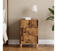 vidaXL Armadio da Notte con cassetto Legno antico 43x 41 x 66,5 cm