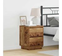 vidaXL Armadio da Notte con cassetto Legno vecchio 39 x 34.5 x 50 cm