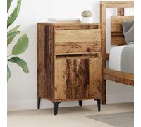 vidaXL Armadio da Notte con cassetto Legno vecchio 40 x 35 x 70 cm