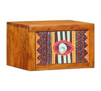 vidaXL Armadio da Notte con cassetto Marrone 35 x 30 x 22 cm