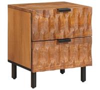 vidaXL Armadio da Notte con cassetto Marrone 40 x 33 x 46 cm