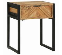 vidaXL Armadio da Notte con cassetto Marrone 40 x 35 x 50 cm