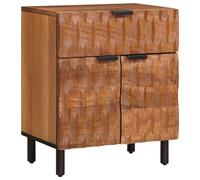 vidaXL Armadio da Notte con cassetto Marrone 50 x 33 x 60 cm