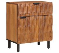 vidaXL Armadio da Notte con cassetto Marrone 50 x 33 x 60 cm