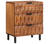 vidaXL Armadio da Notte con cassetto Marrone 50 x 33 x 62 cm