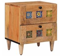 vidaXL Armadio da Notte con cassetto Naturale 40 x 33,5 x 46 cm