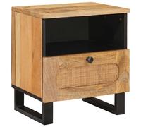 vidaXL Armadio da Notte con cassetto Naturale 40 x 33 x 46 cm