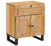 vidaXL Armadio da Notte con cassetto Naturale 50 x 33 x 60 cm