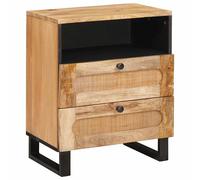 vidaXL Armadio da Notte con cassetto Naturale 50 x 33 x 62 cm