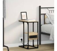 vidaXL Armadio da Notte con cassetto rovere sonoma 41.5 x 26 x 60.5 cm