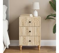 vidaXL Armadio da Notte con cassetto Rovere Sonoma 43x 41 x 66,5 cm, Soggiorno moderno, soluzioni di stoccaggio rettangolari, mobile per camera funzionale, comodino stiloso, design ecologico