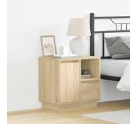 vidaXL Armadio da Notte con cassetto Rovere Sonoma 50 x 34,5 x 50 cm.
