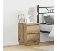 vidaXL Armadio da Notte con Rovere artigianale 39 x 34.5 x 50 cm