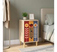vidaXL Armadio da Notte ESSEN Rovere Sonoma 36 x 33 x 60 cm