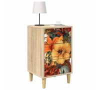 vidaXL Armadio da Notte GENNEP 2 pz Rovere Sonoma 36 x 33 x 60 cm