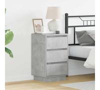 vidaXL Armadio da Notte Grigio cemento 39 x 34,5 x 65 cm