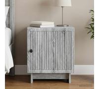 vidaXL Armadio da Notte Grigio Sonoma 43 x 34,5 x 50 cm, Mobile Vintage per Camera, Comodino Funzionale, Organizer Rectangolare, Elegante Accentatura per Casa, Compatto