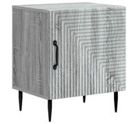 vidaXL Armadio da Notte Grigio Sonoma 43 x 34,5 x 50 cm, Comò vintage, rettangolare, ampio spazio, cabinet elegante, mobile compatto, soluzione chic per il letto, stile antico