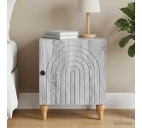 vidaXL Armadio da Notte Grigio Sonoma 43 x 34,5 x 50 cm, Comodino moderno, tavolino rettangolare, spazio ampio, elegante mobile, scrivania compatta e funzionale