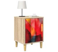 vidaXL Armadio da Notte HEESCH Rovere Sonoma 36 x 33 x 50 cm