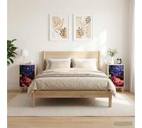 vidaXL Armadio da Notte KIEL 2 pz Rovere Sonoma 36 x 33 x 60 cm