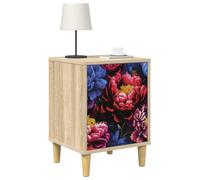 vidaXL Armadio da Notte KIEL Rovere Sonoma 36 x 33 x 50 cm