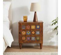 vidaXL Armadio da Notte Marrone 40 x 33 x 46 cm
