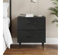 vidaXL Armadio da Notte Nero 43 x 34,5 x 47,5 cm Legno ingegnerizzato