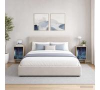 vidaXL Armadio da Notte RAALTE 2 pz Rovere Sonoma 36 x 33 x 60 cm