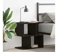 vidaXL Armadio da Notte Rovere nero 50 x 30 x 51,5 cm