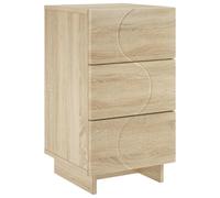 vidaXL Armadio da Notte Rovere Sonoma 33,5 x 34,5 x 60 cm