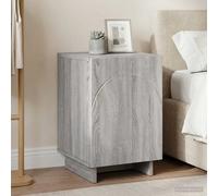 vidaXL Armadio da Notte Sonoma grigio 33,5 x 34,5 x 50 cm