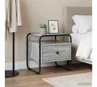 vidaXL Armadio da Notte Sonoma grigio 40 x 39,5 x 40 cm