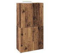 vidaXL Armadio da Ufficio Colore Legno Vecchio 60 X 32 115cm Stile Rustico Uso Interno Molti Scomparti Struttura in Legno ingegnerizzato Organizzatore Soluzione Documenti Mobili Spazio di Lavoro Sca